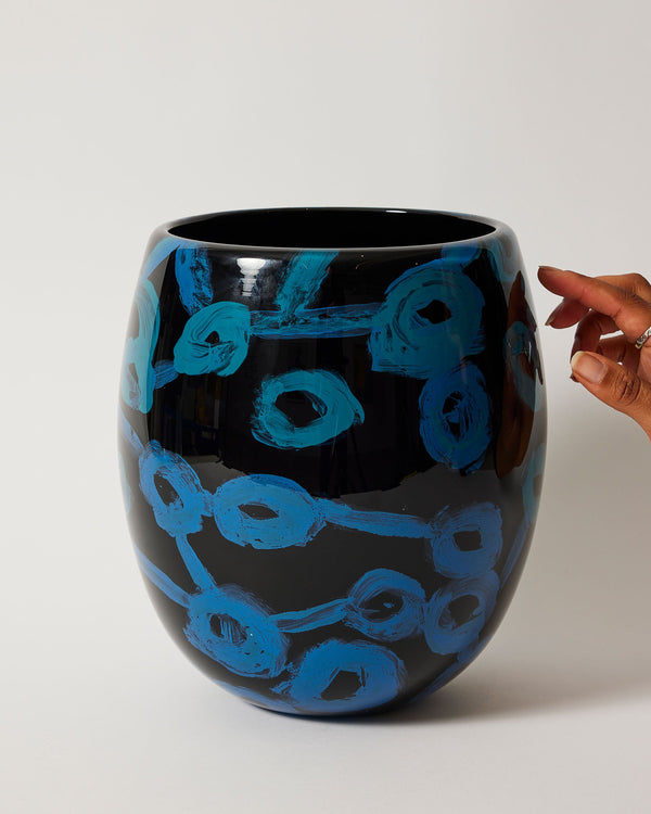 Ninuku Arts (Mr Donegan) —Papa Tjukurpa Medium Vessel