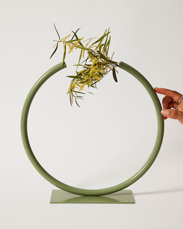 Anna Varendorff, ACV studio — Almost a Circle Vase in Sage