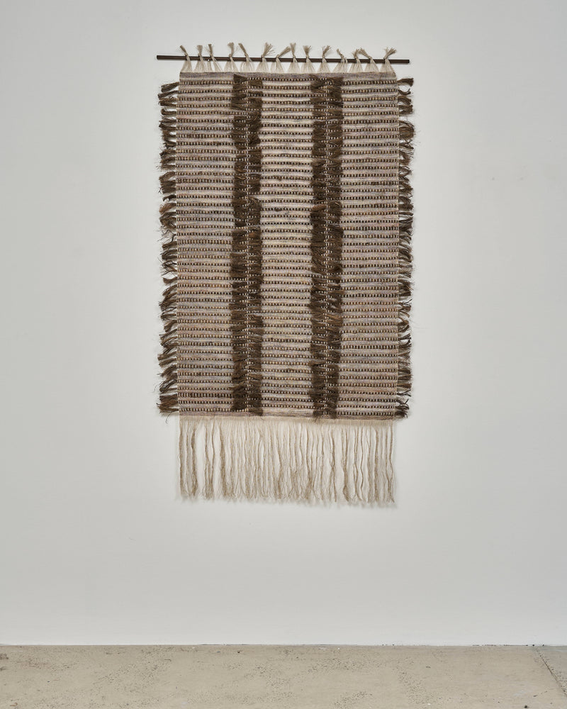 Emma Shepherd — 'Bark Form' Woven Textile, 2025