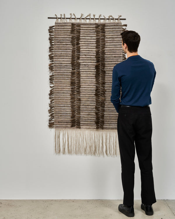 Emma Shepherd — 'Bark Form' Woven Textile, 2025