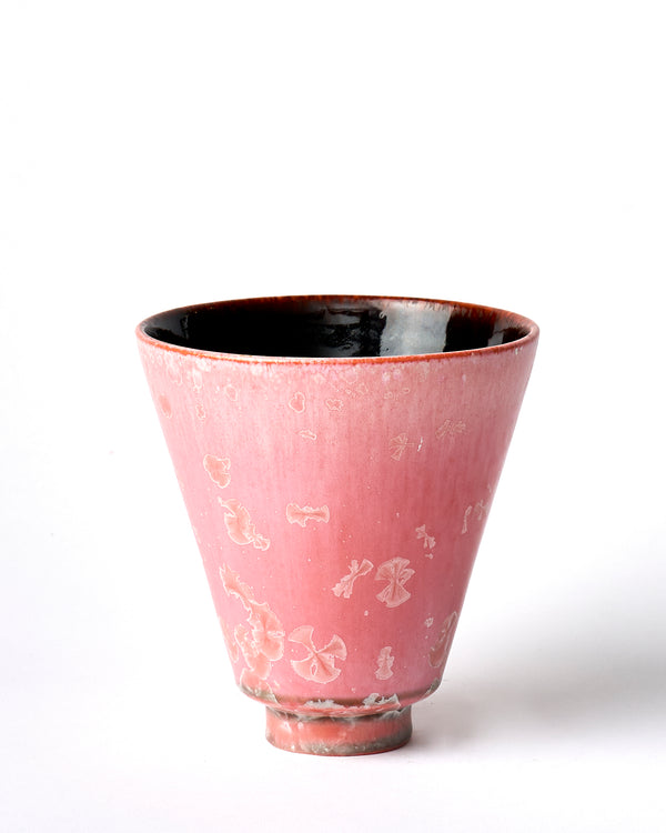 Ted Secombe — Small Crystalline Glaze Bowl in 'Blush Red'
