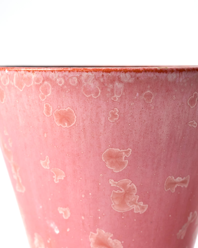 Ted Secombe — Small Crystalline Glaze Bowl in 'Blush Red'
