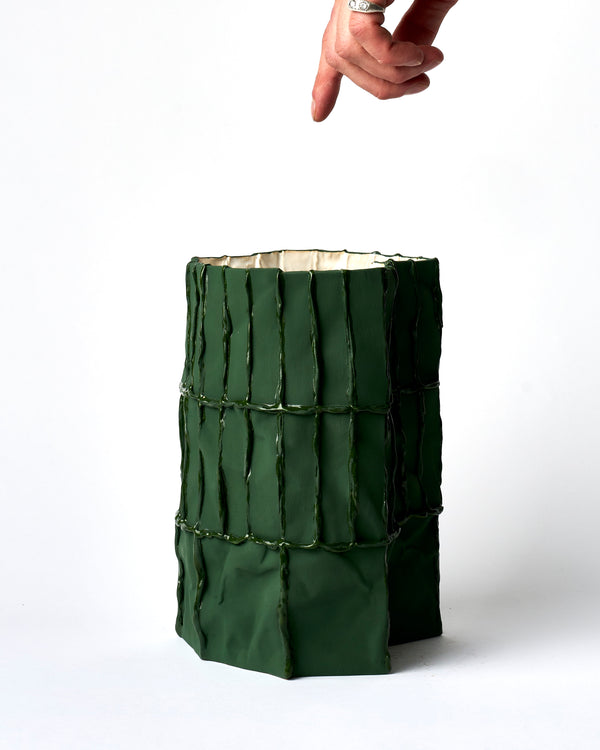 Lucy Tolan — Tile Vessel in Green
