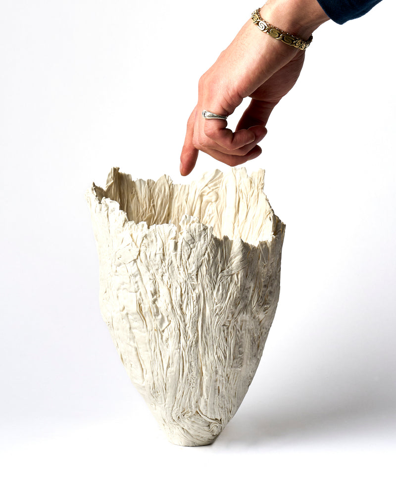 Lorraine Dean — 'Hush VII' Sculpture in White, 2025