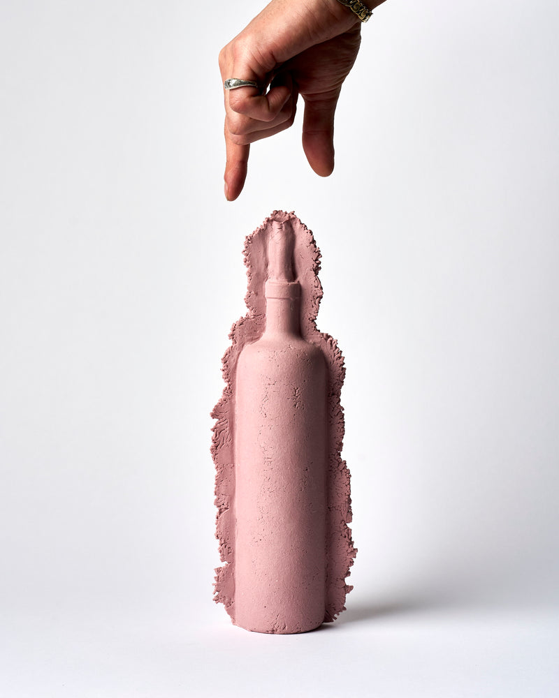 Kristin Burgham — 'Short Neck Bottle' in Musk, Sculptural Vessel
