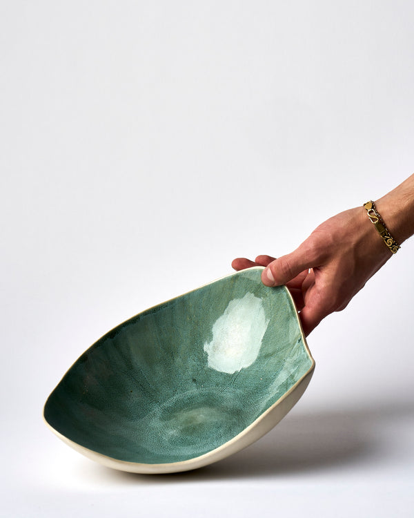 Tracy Muirhead —  XL 'Pebble Bowl' in Aqua