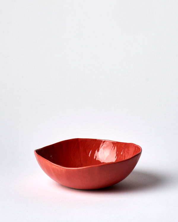 Tracy Muirhead —  Small 'Pebble Bowl - Size 4' in Coral