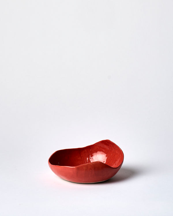 Tracy Muirhead —  Small 'Pebble Bowl - Size 3' in Coral