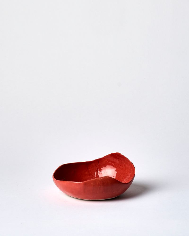 Tracy Muirhead —  Small 'Pebble Bowl - Size 3' in Coral