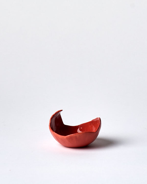Tracy Muirhead —  Small 'Pebble Bowl - Size 1' in Coral