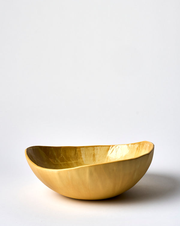 Tracy Muirhead —  Medium 'Pebble Bowl' in Mustard