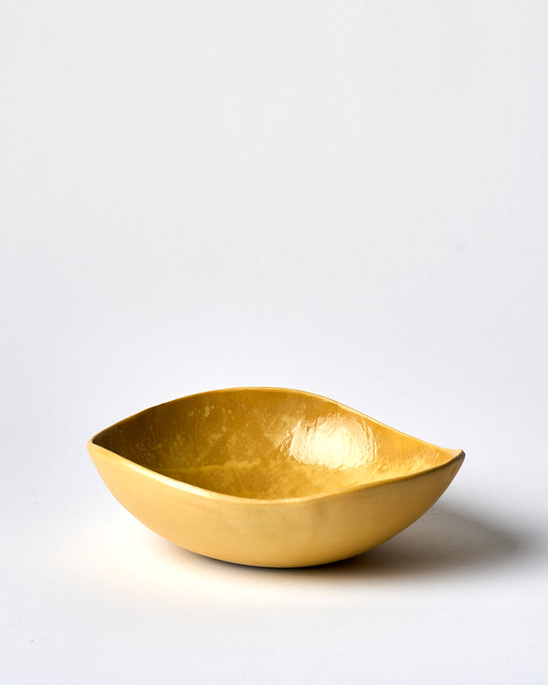 Tracy Muirhead —  Small 'Pebble Bowl' - Size 4 in Mustard