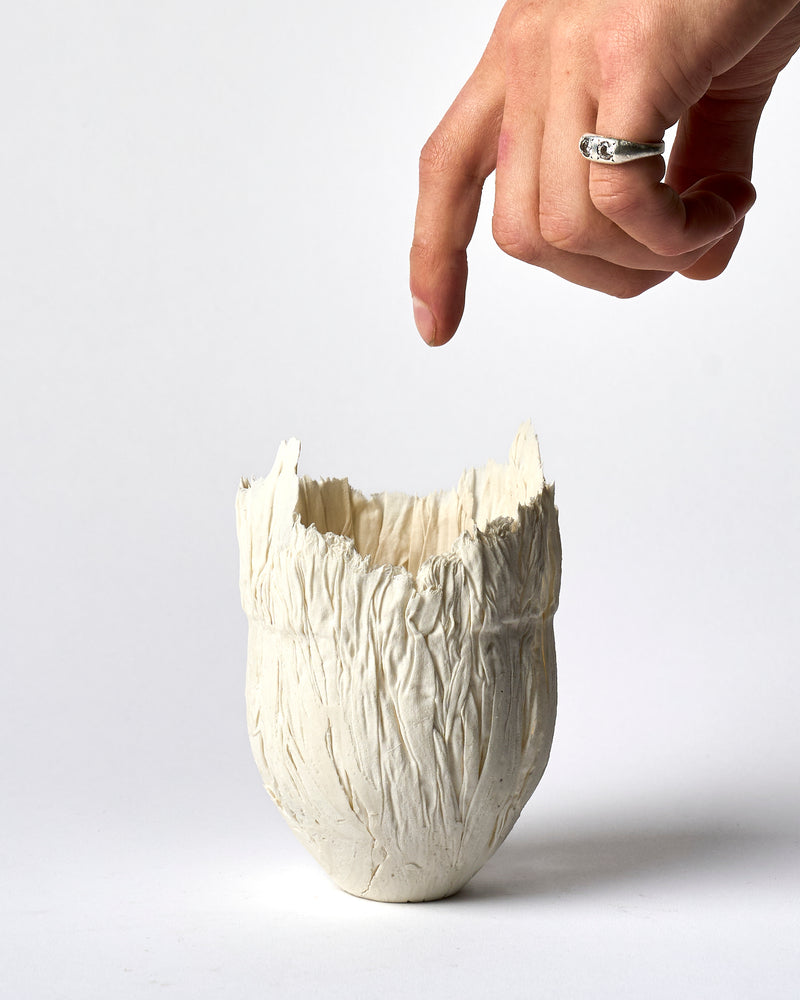 Lorraine Dean — 'Hush', Small Sculpture in White, 2025