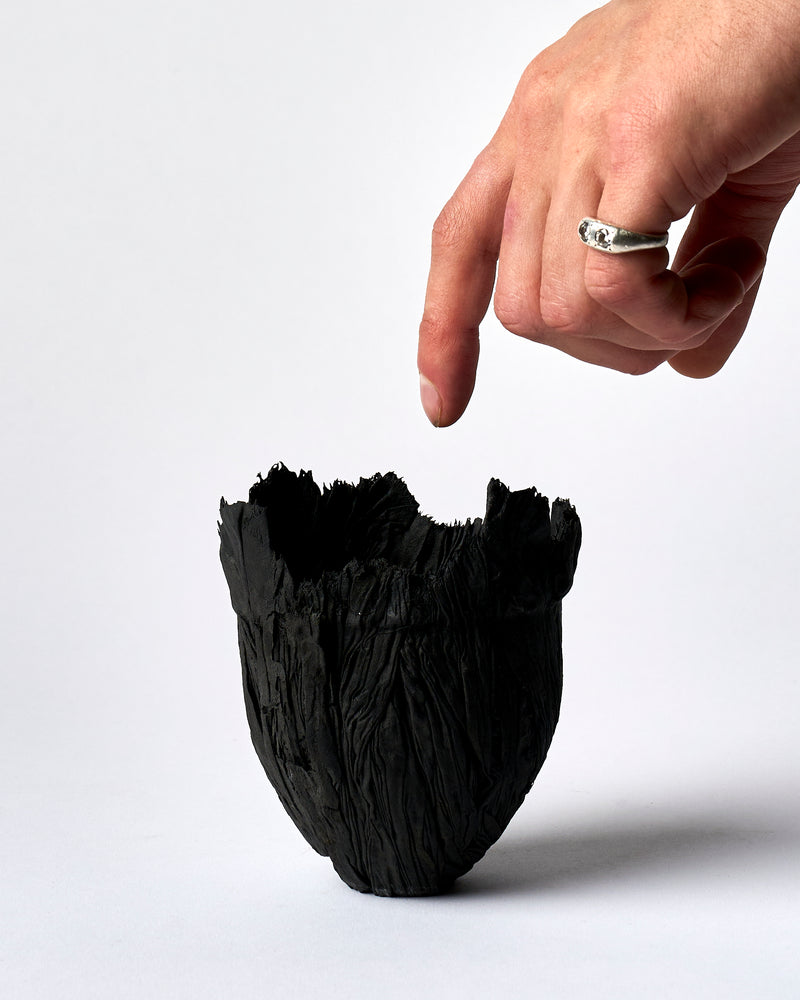 Lorraine Dean — 'Hush', Small Sculpture in Black, 2025