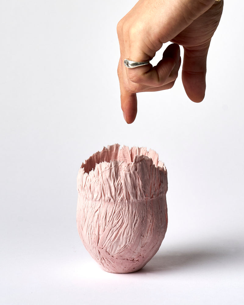 Lorraine Dean — 'Hush', Small Sculpture in Pink, 2025