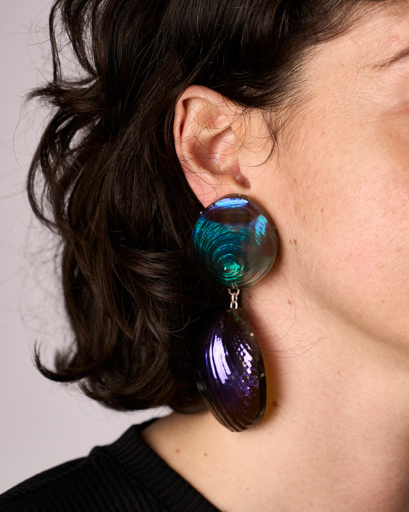 Katherine Hubble — Trochus Shell Drop Earrings