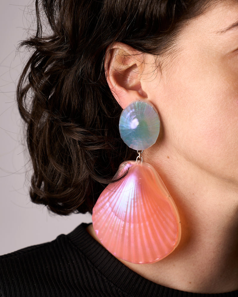 Katherine Hubble — Large Fan Shell Earrings