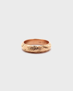 Laura Deakin — 'Fern Followers' Ring in Rose Gold