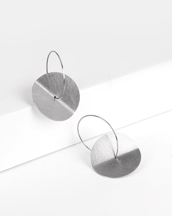 Ferro Forma —  Small Wing Earrings in Stainless Steel