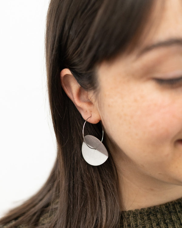 Ferro Forma —  Small Wing Earrings in Stainless Steel