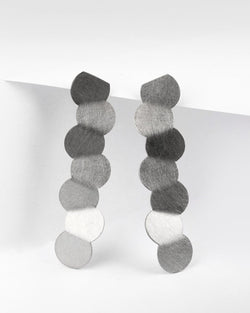 Ferro Forma — Large Sequence Earrings in Stainless Steel