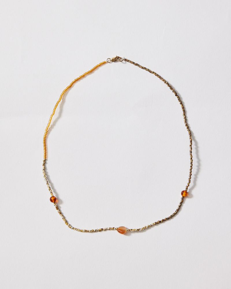 Camille Laddawan — 'Moss' Limited Edition Beaded Necklace, 2023