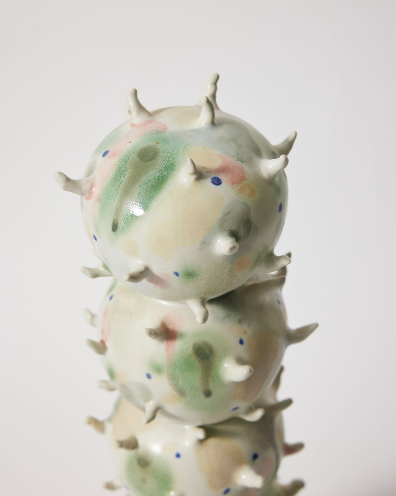 Kaye Poulton —  'Standing Organism' Ceramic Sculpture