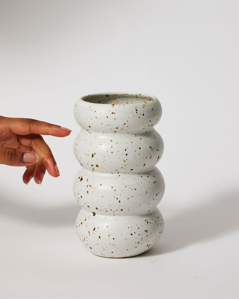 Kaye Poulton —  'x4 Bubble Spotty' Linked Vase