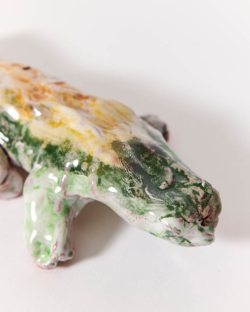 Raphy — 'Lizard #1' Sculptural Ceramic, 2025