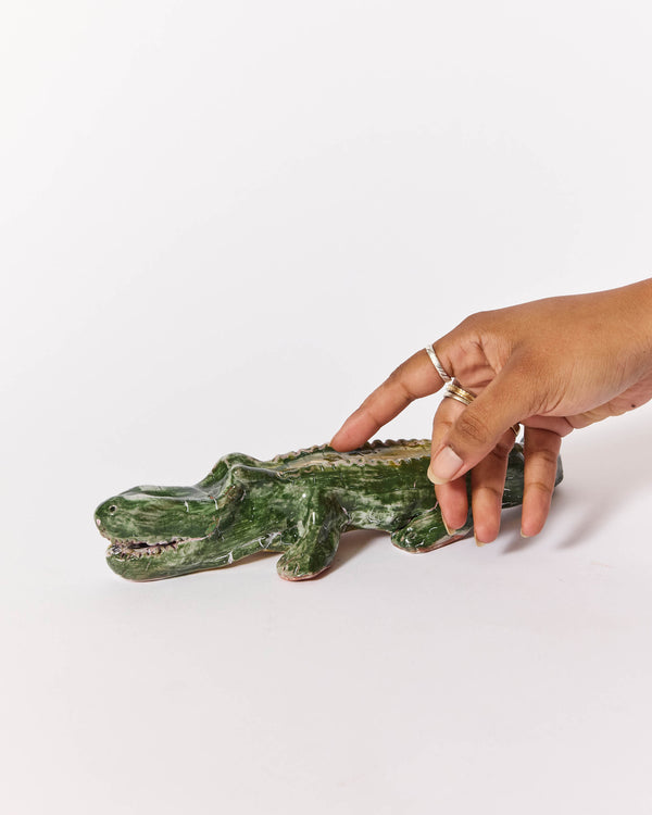 Raphy — 'Crocodile' Sculptural Ceramic, 2025