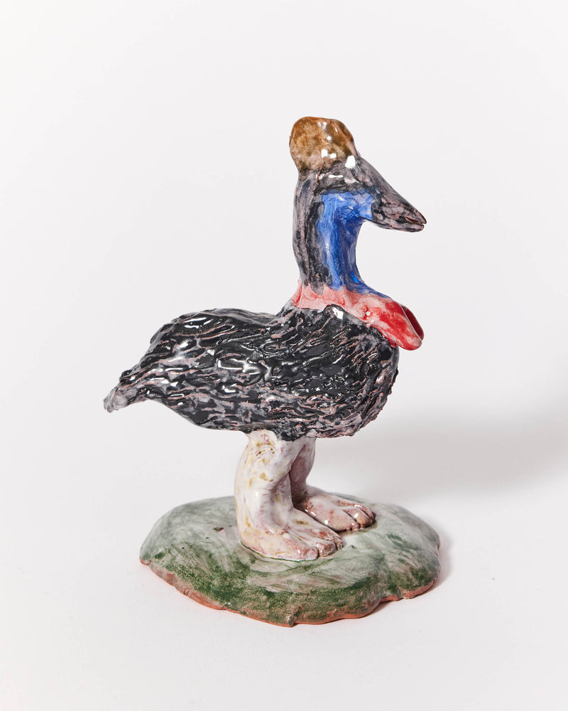 Raphy — 'Cassowary' Sculptural Ceramic, 2025