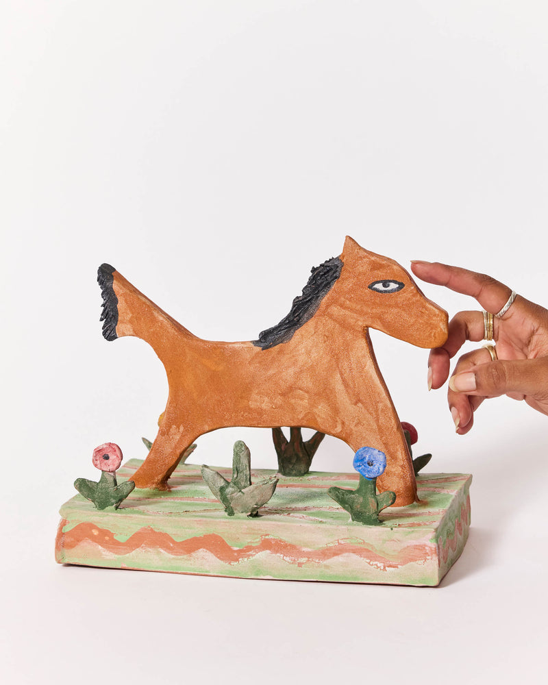 Raphy — 'Horsey' Sculptural Ceramic, 2025