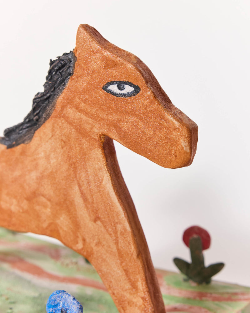 Raphy — 'Horsey' Sculptural Ceramic, 2025