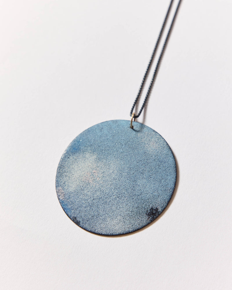 Inari Kiuru — 'Childhood Lake and Sky (Blue sky, no answer) I', Necklace, 2017