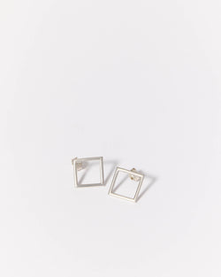 Danielle Barrie — 'Simple Square' Stud Earrings