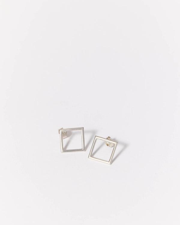 Danielle Barrie — 'Simple Square' Stud Earrings