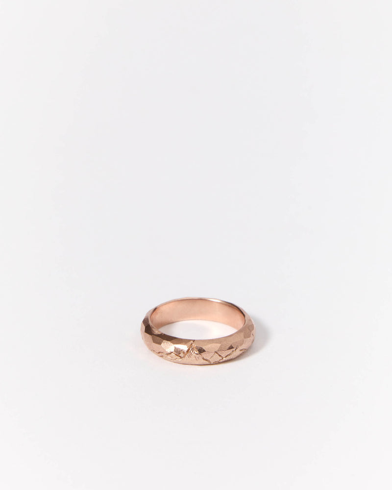 Laura Deakin — 'Mountain Range Ring I' in Rose Gold