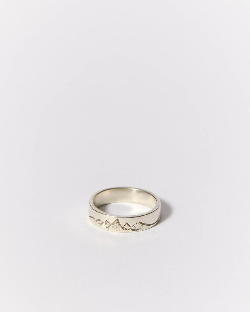 Laura Deakin — 'Mountain Range Ring II' in White Gold