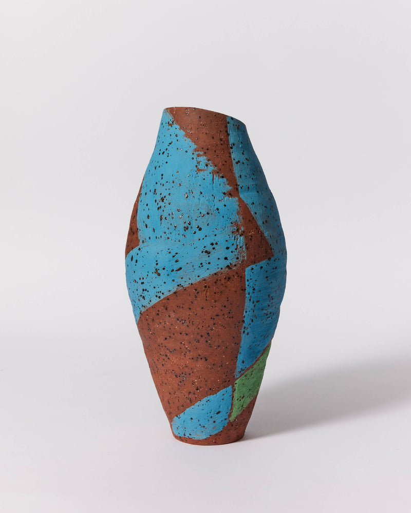 Marian Fox — Blue and Green, Sculptural Vessel