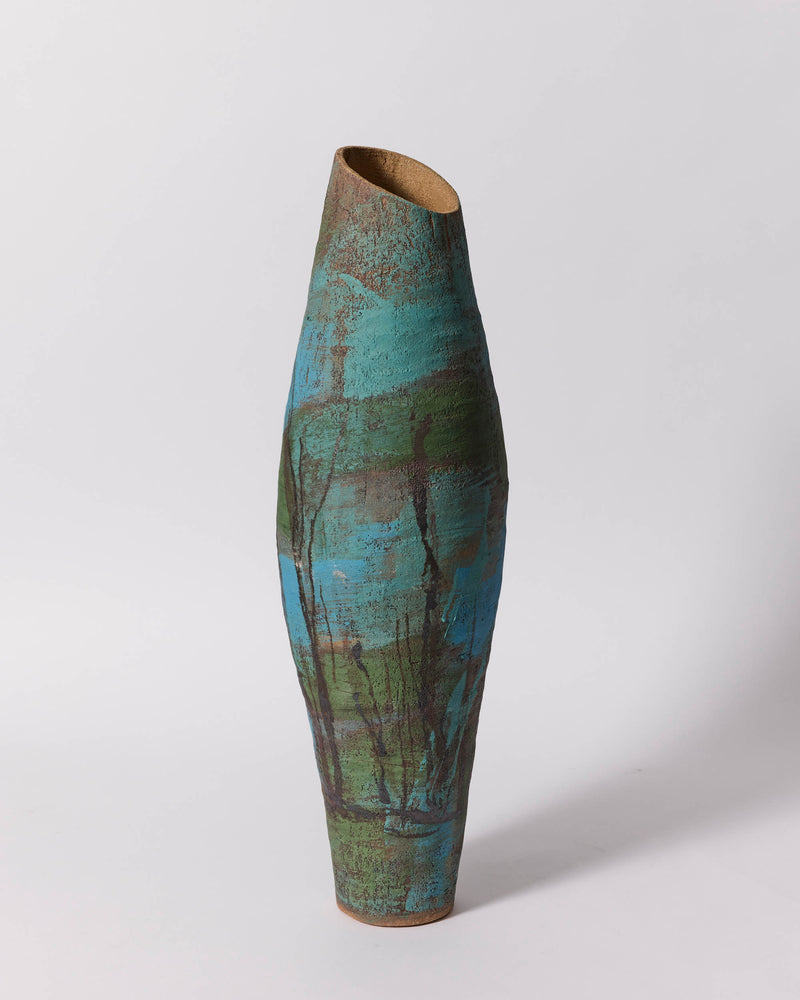 Marian Fox — 'Wetland Landscape', Sculptural Vessel