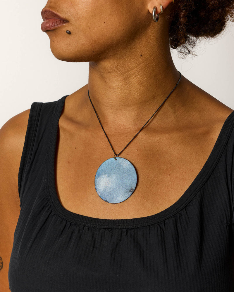 Inari Kiuru — 'Childhood Lake and Sky (Blue sky, no answer) I', Necklace, 2017