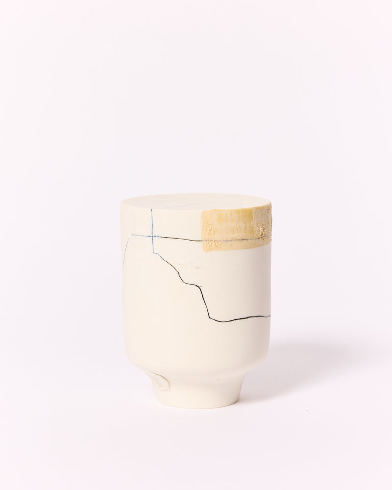 Steph Wallace — 'Narrative of Line #6' Sculptural Vessel, 2024