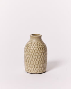 Asahi So —  Small Carved Budvase in Sandstone