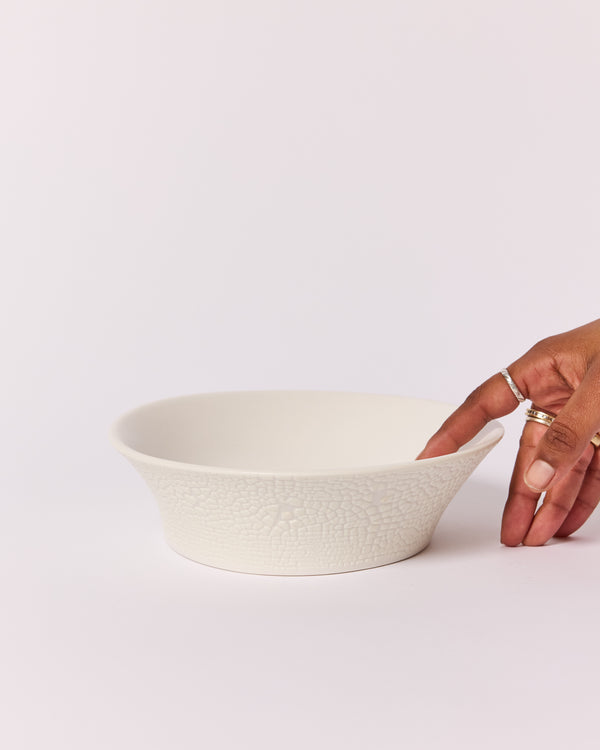 Emma Jimson — 'Ectus' Serving Bowl in White