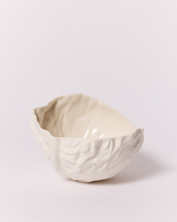 Emma Jimson —  'Hold Bowl' in White Leaf