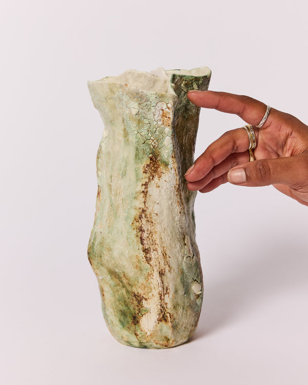 Julienne Lewis — Medium 'Found Series', Sculptural Vessel