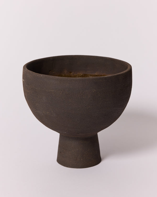 Simone Karras — Sculptural Vessel in Black, 2024