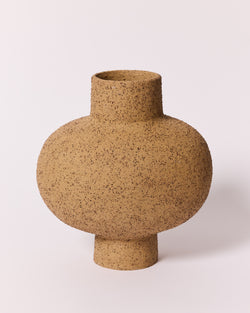 Simone Karras — 'B Vessel' in Natural Raku, 2024