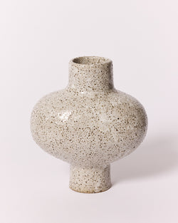 Simone Karras — Small 'B Vessel' in White Speckle, 2024