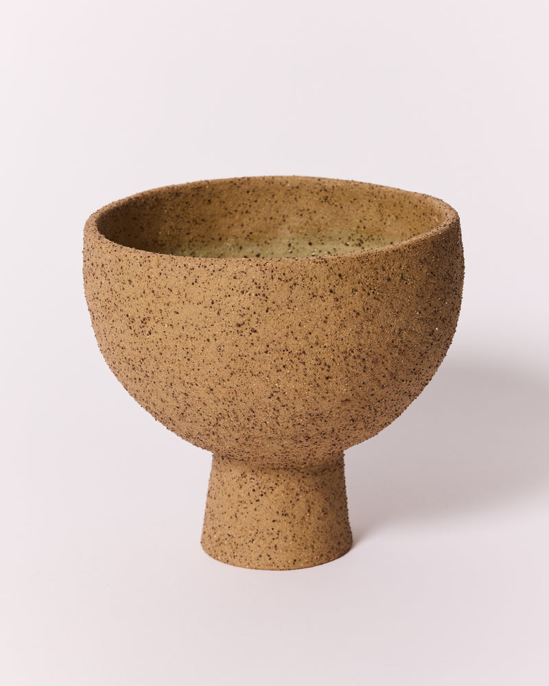 Simone Karras — Sculptural Vessel' in Natural Raku, 2024